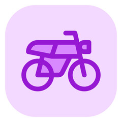 Editable motorbike vector icon. Vehicles, transportation, travel. Part of a big icon set family. Perfect for web and app interfaces, presentations, infographics, etc