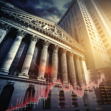 Market indexes oscillate and change, indicating the movement of U.S. Treasury Treasuries.
