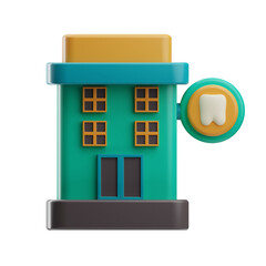 dental Dental Clinic 3d illustration