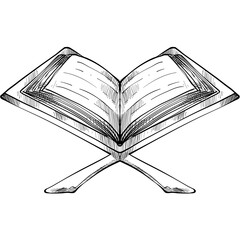 Quran handdrawn illustration