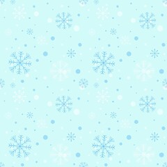 christmas background with snowflakes