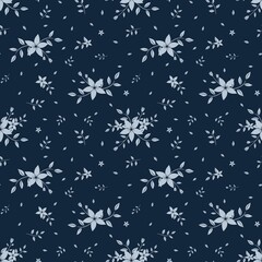 seamless pattern with snowflakes