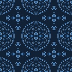 seamless pattern with flowers