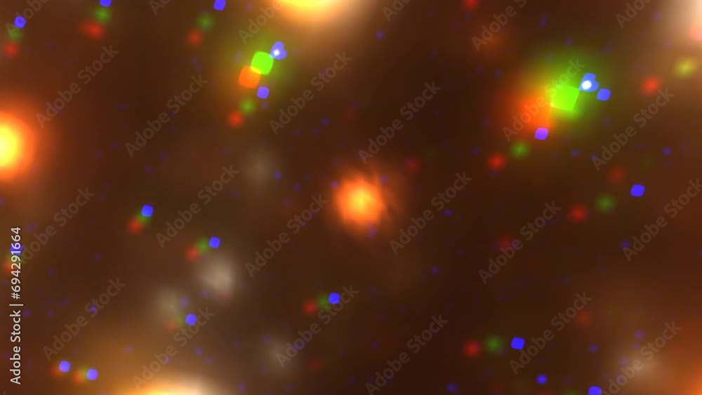 Poster light and glowing background with fast motion animation