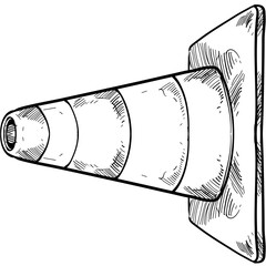 street handdrawn illustration