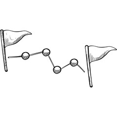 process handdrawn illustration