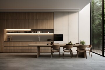 Sleek Culinary Spaces A Glimpse into Minimal Kitchen Design