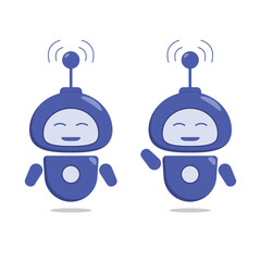 Chat bot. Robot virtual assistance. Support service bot.