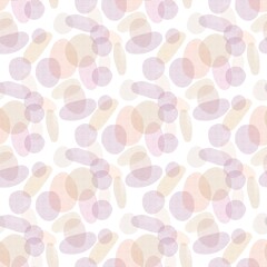 Watercolor seamless pattern hand drawn