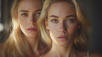 Fototapeta premium Portrait of a blonde woman