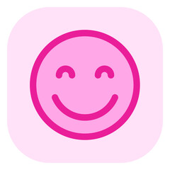 Editable friendly, smiling face vector icon. Part of a big icon set family. Perfect for web and app interfaces, presentations, infographics, etc
