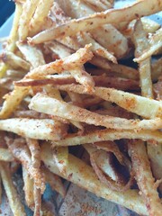Asian fries are a tantalizing fusion of crispy, golden potato strips infused with a symphony of...