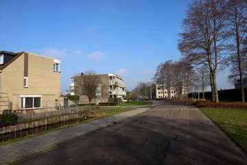 Fototapeten Houses in the Esse Hoog district of Nieuwerkerk aan den Ijssel  in the Netherlands © André Muller