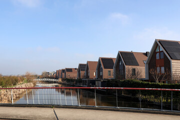 Houses in the Esse Zoom district of Nieuwerkerk aan den Ijssel