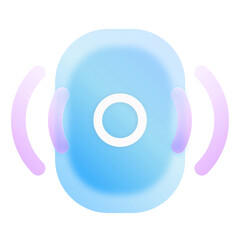 Wireless Glassmorphism UI Icon Sign and Symbol Design Illustrator Png Svg	