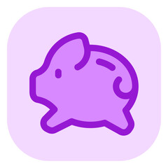Editable piggy bank vector icon. Part of a big icon set family.  Finance, business, investment, accounting. Perfect for web and app interfaces, presentations, infographics, etc