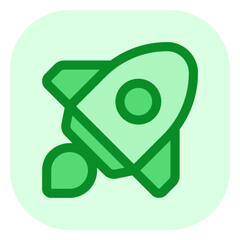 Editable rocket launch, startup vector icon. Part of a big icon set family. Perfect for web and app interfaces, presentations, infographics, etc