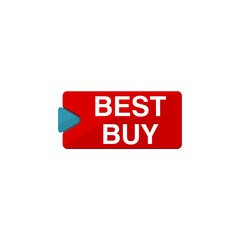  Best buy sign icon isolated on transparent background