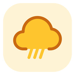 Editable rain, sleet, hail fall vector icon. Part of a big icon set family. Perfect for web and app interfaces, presentations, infographics, etc