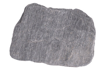 Grey gray stone in PNG isolated on transparent background