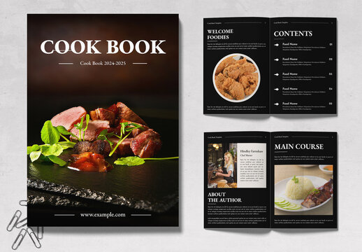 Cookbook Recipe Layout
