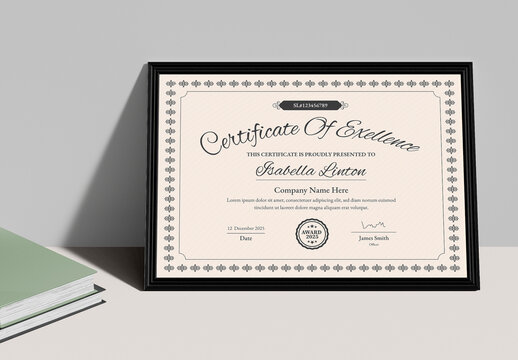 Creative Certificate Design Template