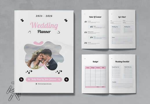 Wedding Planner Layout Design Template