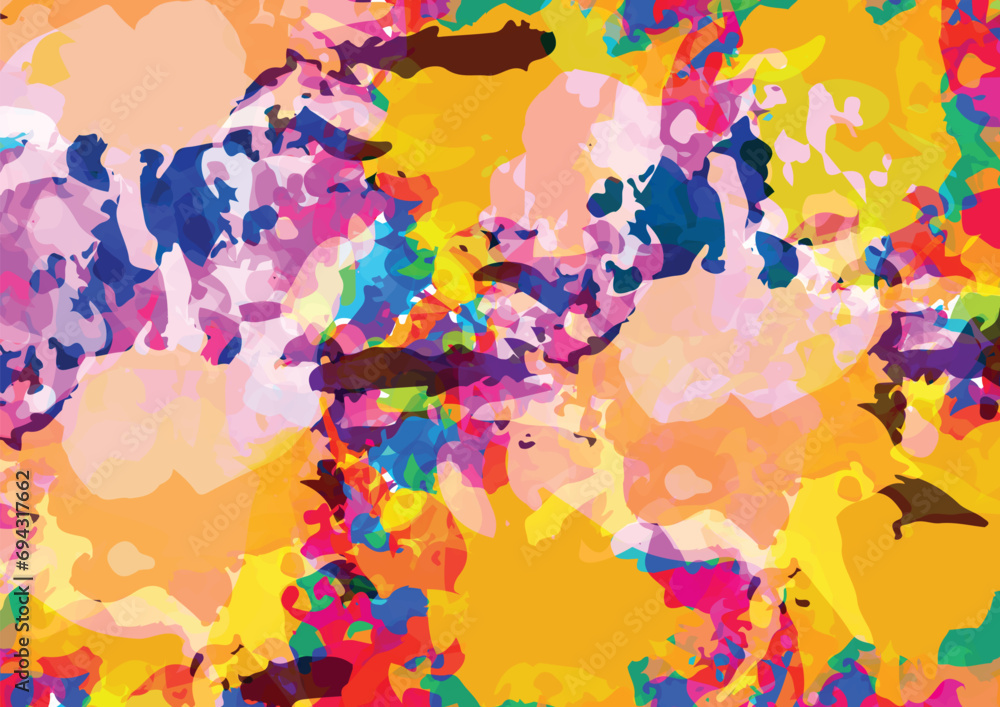Aufkleber abstract vector color paint splatter design background. paint splashes color.vector illustration des