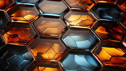 hive glass texture,chrome,tile,symmetry,top view