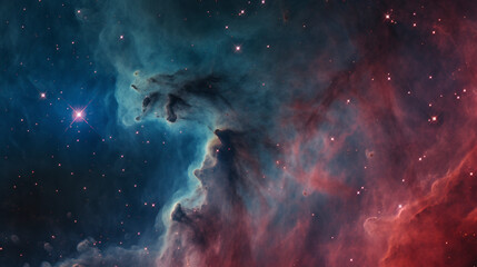 Obraz na płótnie Canvas Ethereal Nebulae: Symphony of Stars, generative ai