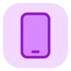 Editable vector blank smartphone screen icon. Part of a big icon set family. Perfect for web and app interfaces, presentations, infographics, etc