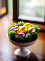 Detailed cozy Easter bun sharp highquality atmosphere. - 694333224