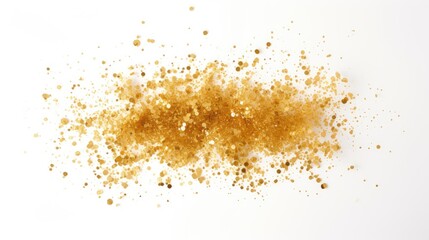 Gold Glitter Explosion. Generative AI