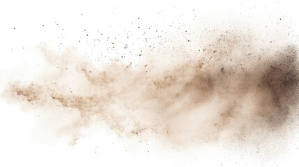 Isolated Dust Texture. Generative AI