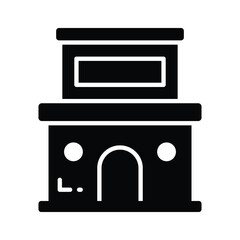 Home building vector design isolated on white background