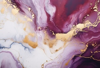 Abstract Art background mixing paint effect. Liquid acrylic artwork that flows and splashes. Mixed...