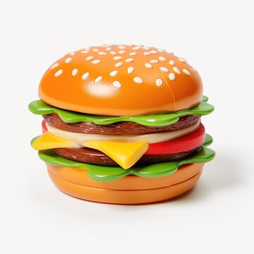 Illustration design of a delicious hamburger