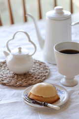 レモンケーキと珈琲