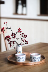 赤くて丸いサンキライ