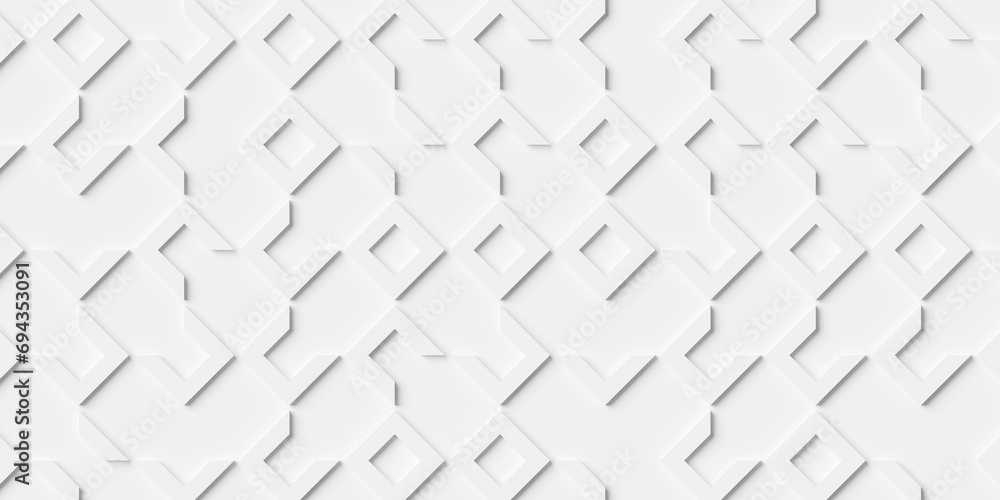 Poster white angled cube boxes block frames background wallpaper banner template