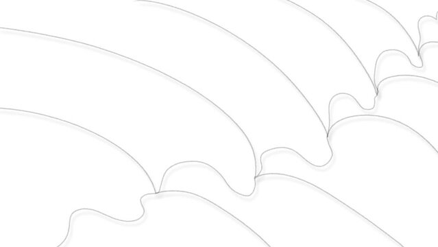 The wire is connected into a network using wavy diagonal lines and a central connecting line.