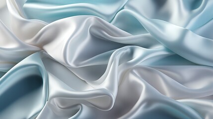 Obraz premium An intricate pattern of lilac and blue weaves together on a soft, delicate fabric, promising a touch of elegance to any garment it adorns