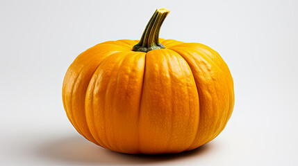 Obraz premium Fresh pumpkin Vegetables on a White Background generated by AI