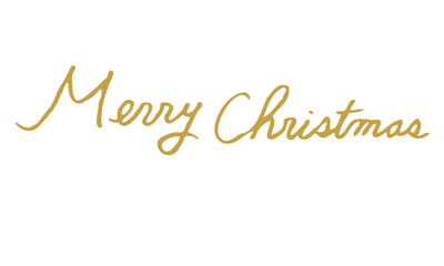 メリークリスマス 手描き　文字　筆記体　英語　Merry Christmas	