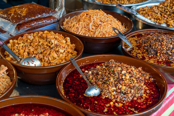Chili sauce and fermented soybean sauce are a traditional Chinese delicacy