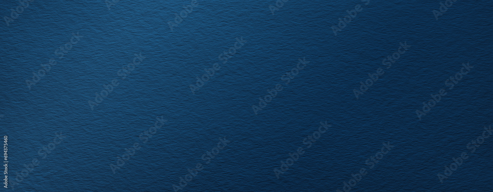 Poster blue abstract background of texture watercolor paper with rays of light