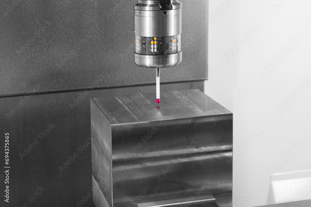 Poster Quality control on milling CNC machine, coordinate measuring machine, Quality control machine Control on milling CNC machine, coordinate measuring machine, Quality control machine.