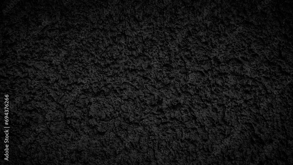 Poster black wall texture rough background dark concrete floor or old grunge background with black, with sp