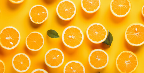 orange slices background, orange slices background, Lemon orange light yellow background