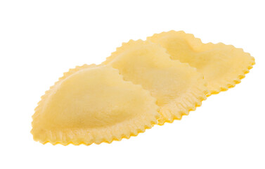 Italian ravioli isolated